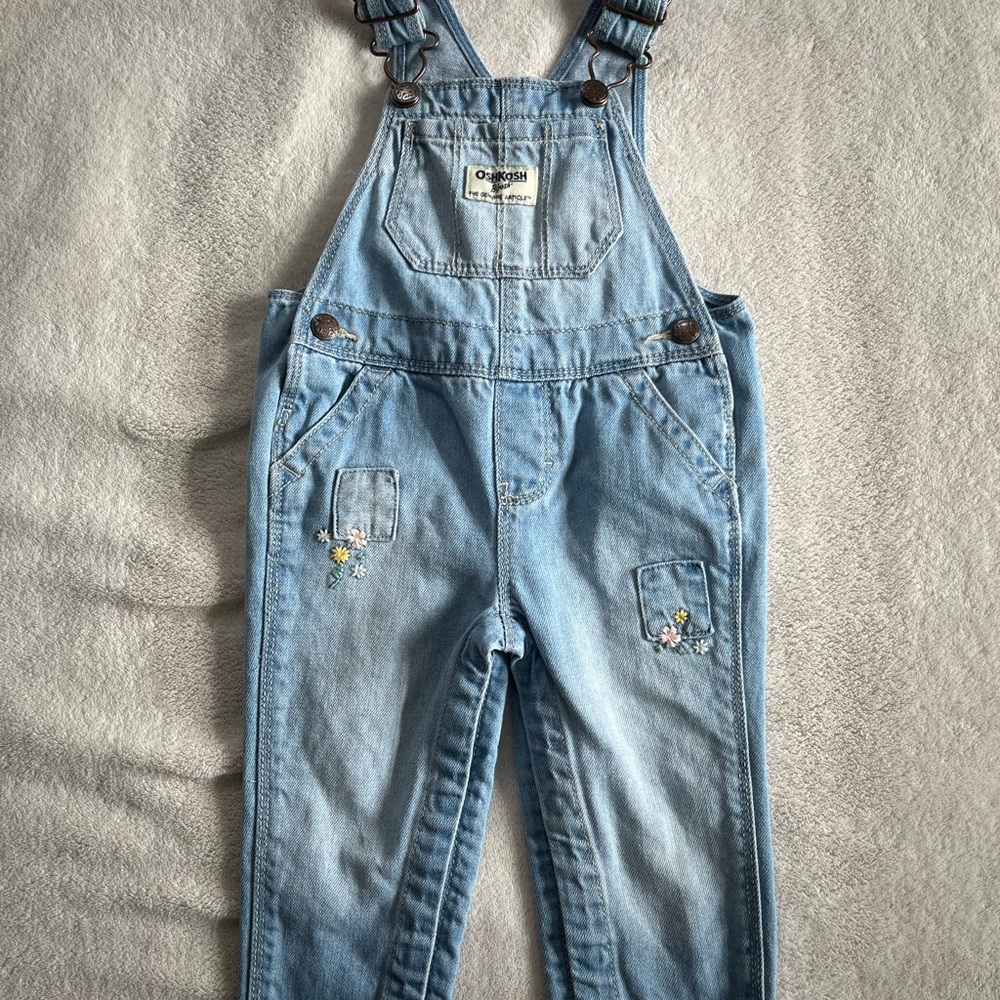 OshKosh B'gosh Light Blue Kids Overalls 12m
